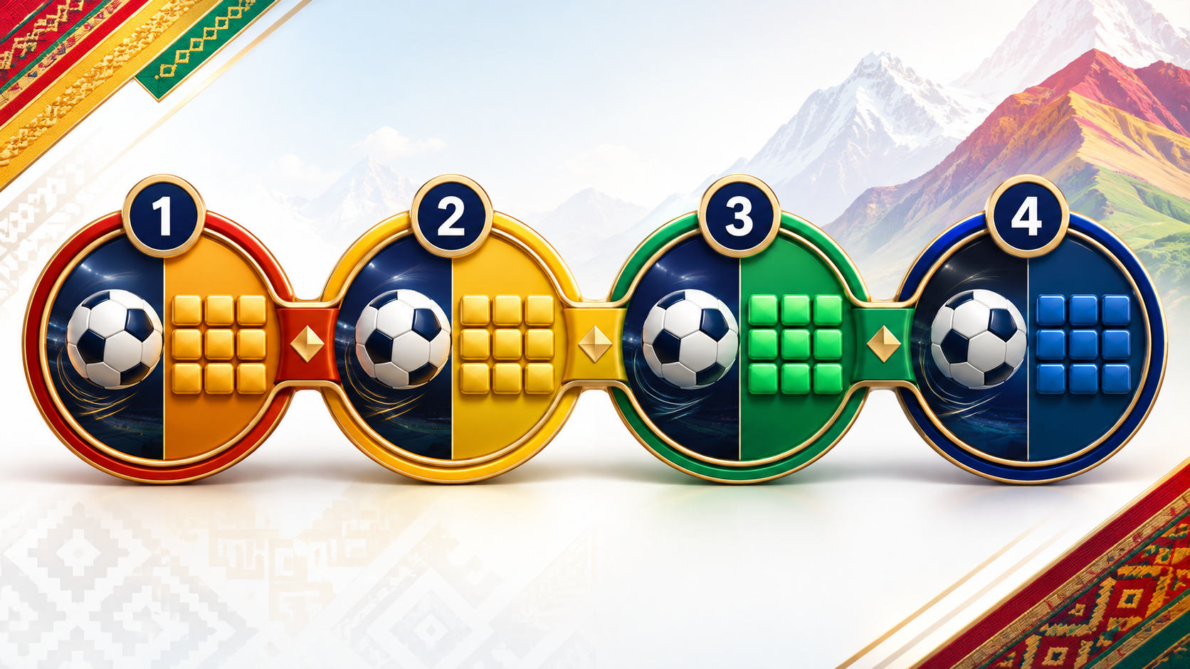 Cuatro etapas del bono deportivo de 1xBet Bolivia